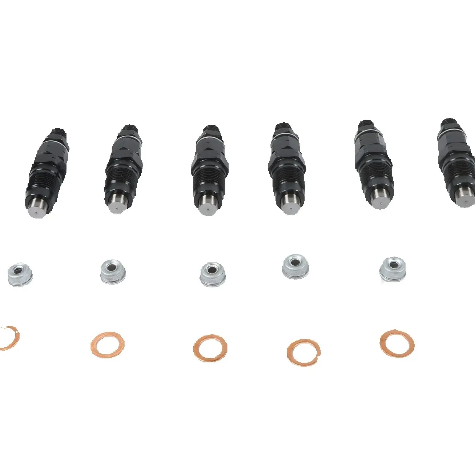 

6x Diesel Fuel Injector Set FOR Toyota Landcruiser Coaster 1HZ 70 80 Series High Pressure Output