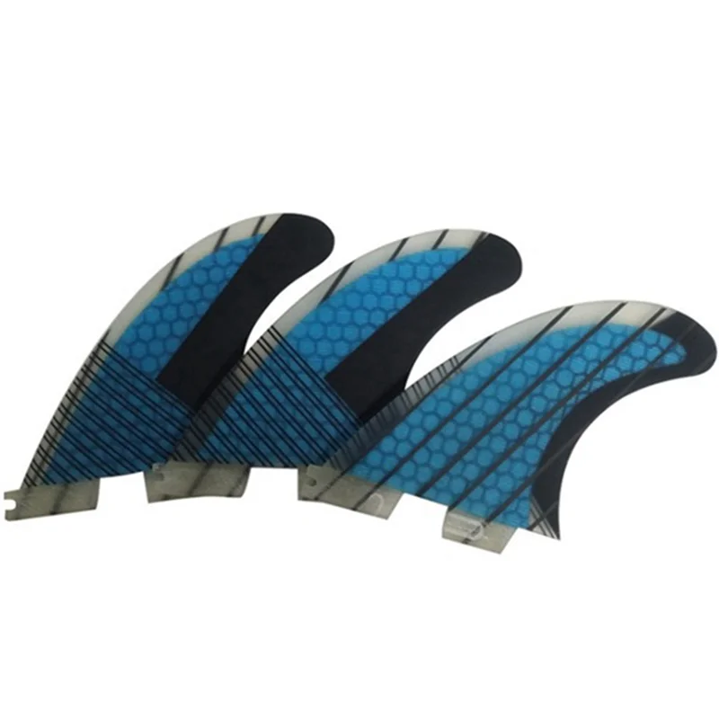 G5 Surf Fins Three-Piece Surfboard Accessory Honeycomb Rudder for FCS2 Surfboard Base