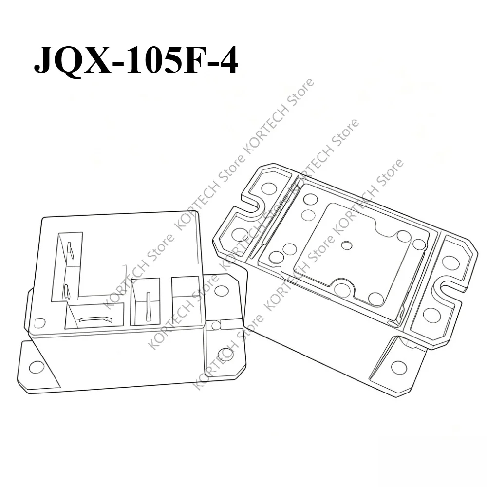 5pcs/Lot Brand new original  JQX-105F-4 HF105F-4 120A-1HS 30A 120VAC 4PINS  JQX-105F-4-120A-1HS HF105F-4-120A-1HST 4 PIN
