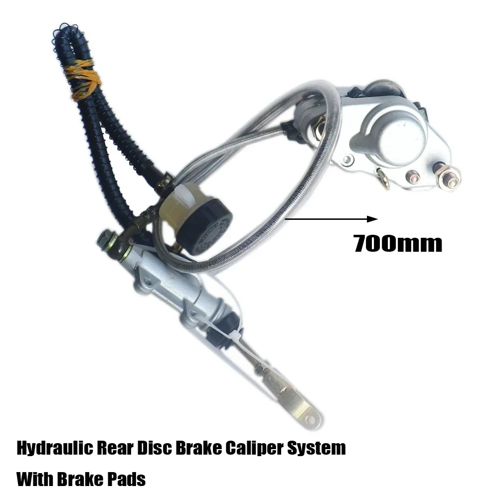 

Brand New Motorcycle Hydraulic Rear Disc Brake Caliper System With Brake Pads For 150cc 250cc Quad Dirt Bike ATV