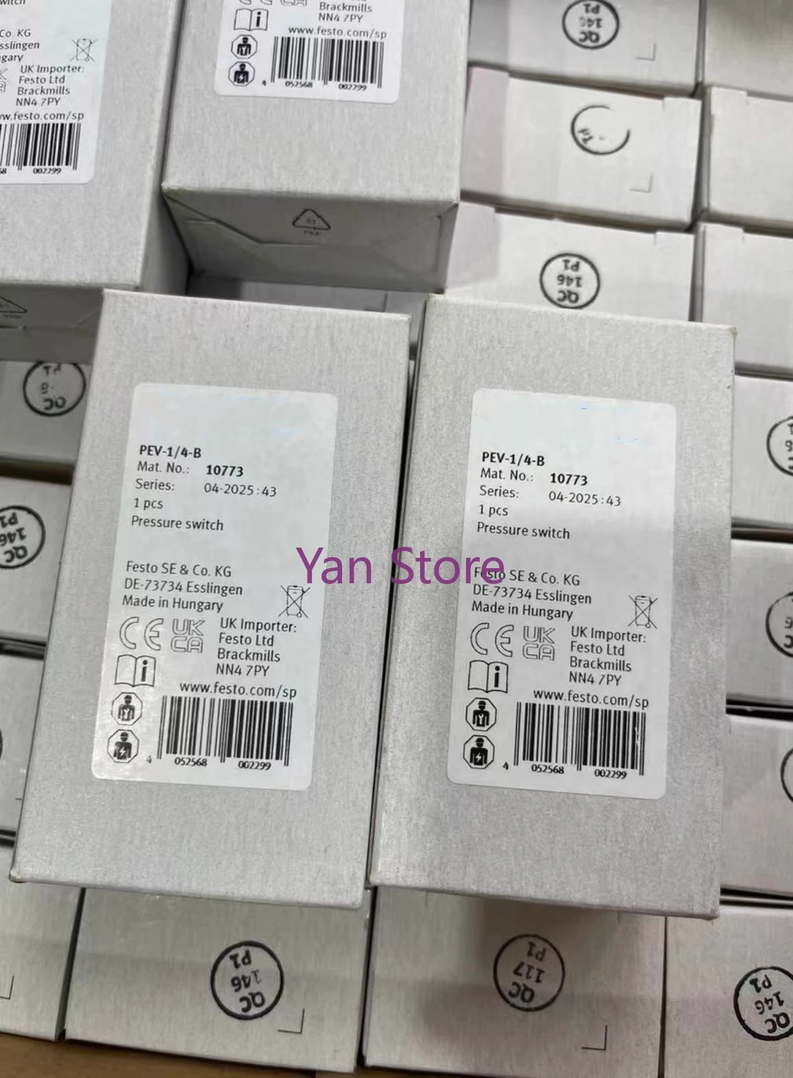 Original  pressure switch PEV-1/4-B-SC-OD-M12 10773 161760 175250 192488 PEV-1/4-B 152618 152619 152617 150261 164274