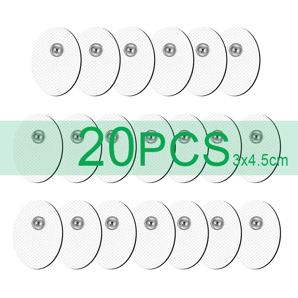 Elektrostimulation Patches Zehn Elektroden Pads für EMS Muskel Stimulator Elektrische Massage Ersatz Leitfähigen Gel Aufkleber