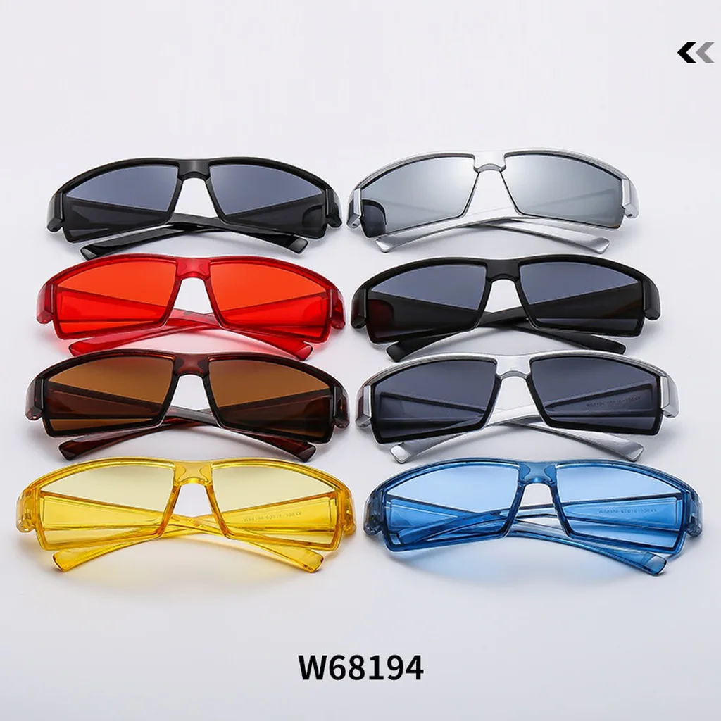 Y2K Sunglasses For Men Women Sport Punk Square Frame Sun Glasses Retro Cycling Goggles Outdoor Riding Fashion Y2K Sunglasses