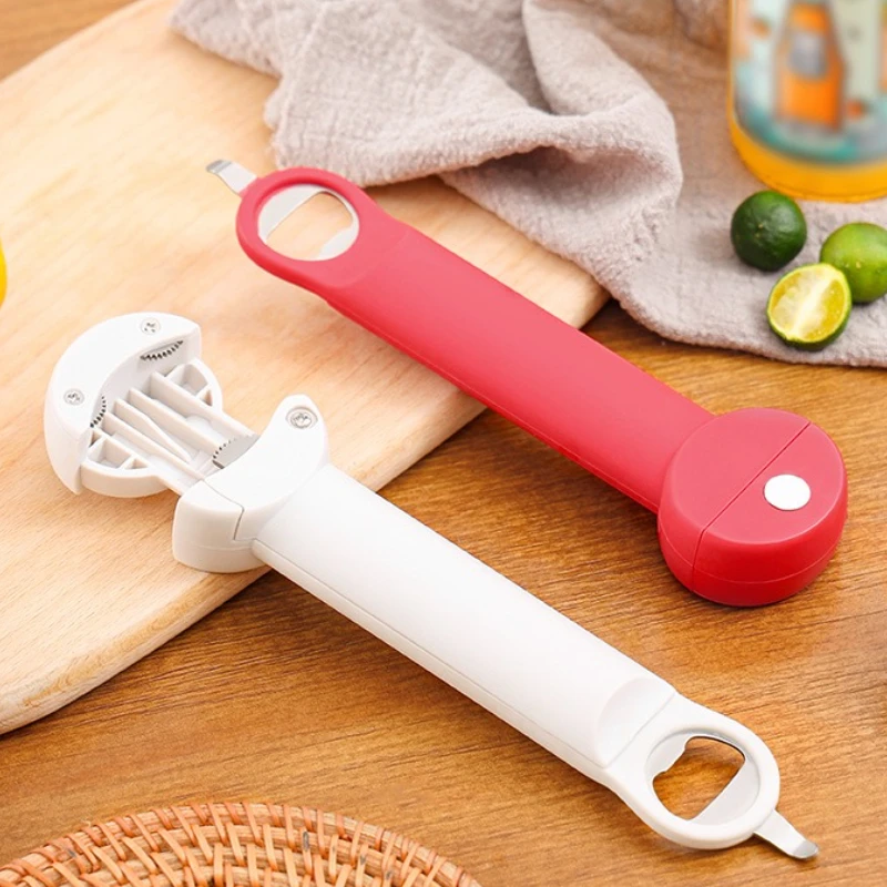 

Retractable and Adjustable Cap Screwing Device Portable Multi-functional Bottle Opener Anti-slip and Labor-saving Cap Opener