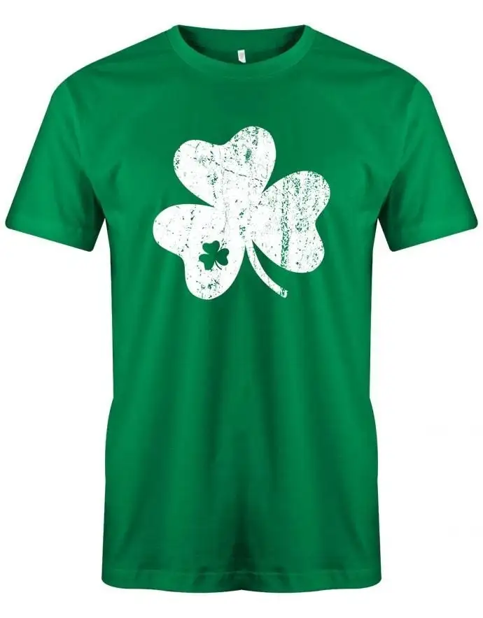 Kleeblatt Grunge St Patricks Day Irisch Herren T Shirt