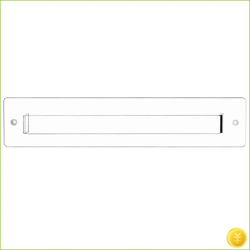 Modern Wall Mounted Clear Acrylic Sunglasses Hanger Rack, Eyewear Display Rail Holder For Entryway Living Room Bedroom Reusable