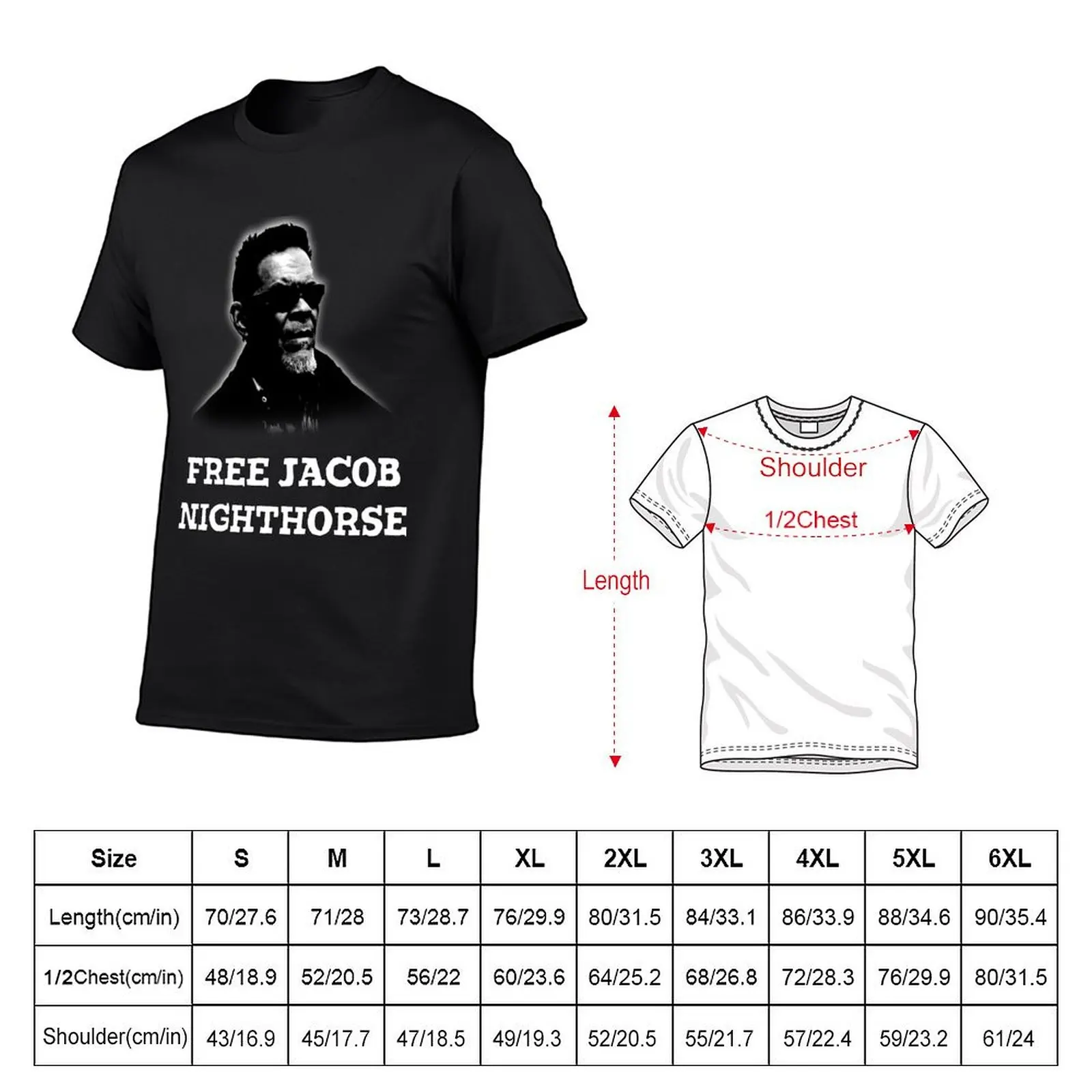 Jacob Nighthorse T-Shirt graphics shirts graphic tee heavyweights sublime anime shirts men