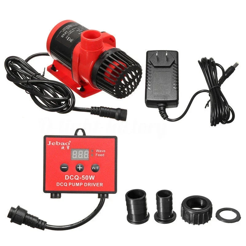 Jebao DCQ LCD Display Controllable DC Return Water Pump for Marine Aquarium Sump Pump Fish Tank Wave Maker