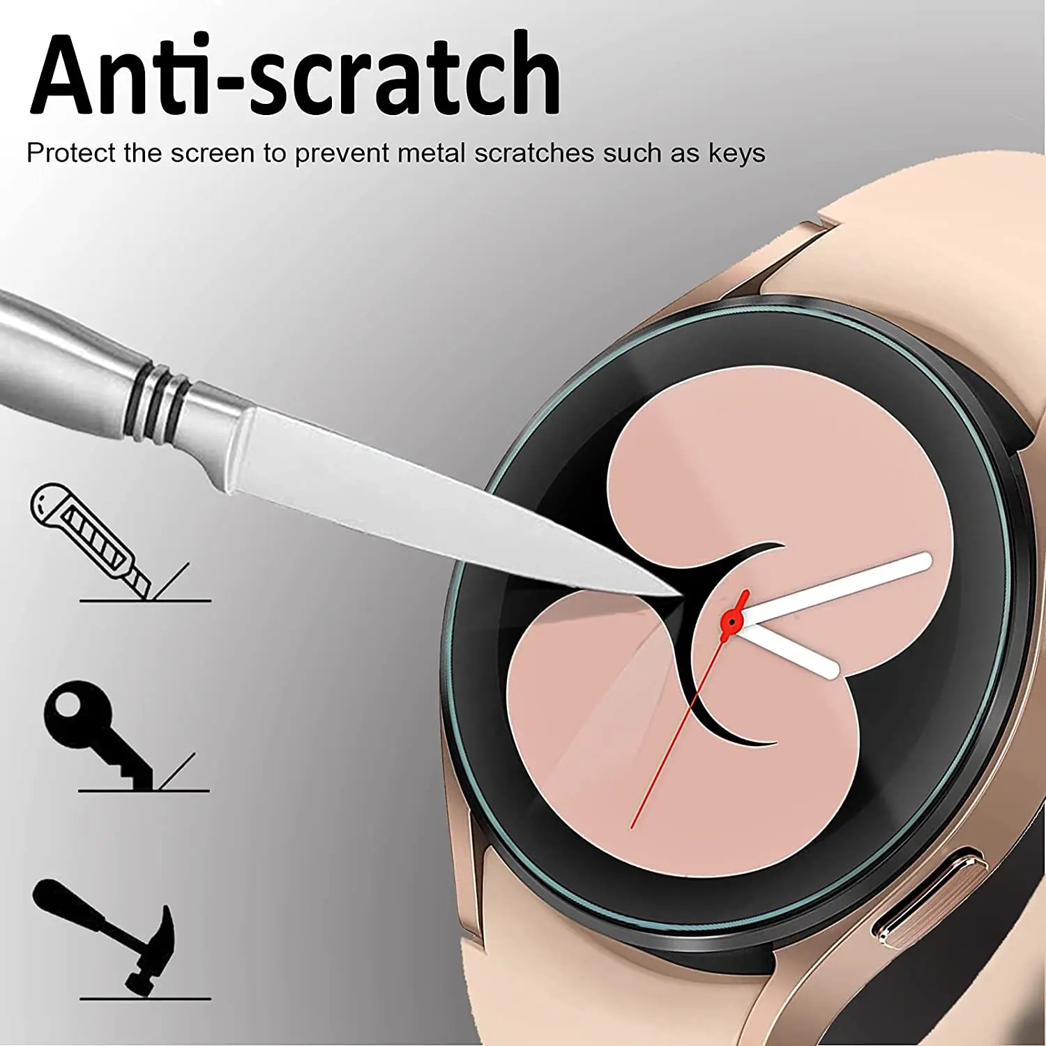 ساعة سامسونج عالية الدقة من الزجاج 4 5 40 41 41 Galaxy مضادة للخدش لساعة سامسونج غالاكسي 5 برو 45