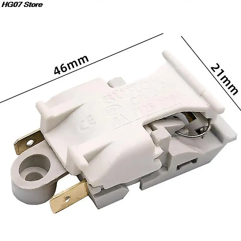 High Quality 1/5 Pcs 16A Kettle Switch/white Boiler Thermostat Switch Electric Kettle Steam Pressure Jump Switch