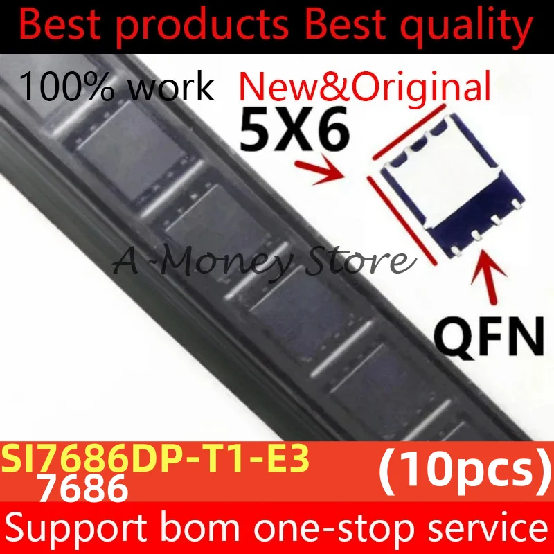 

(10pcs)SI7686DP SI7686 7686 SI7686DP-T1-E3 QFN-8