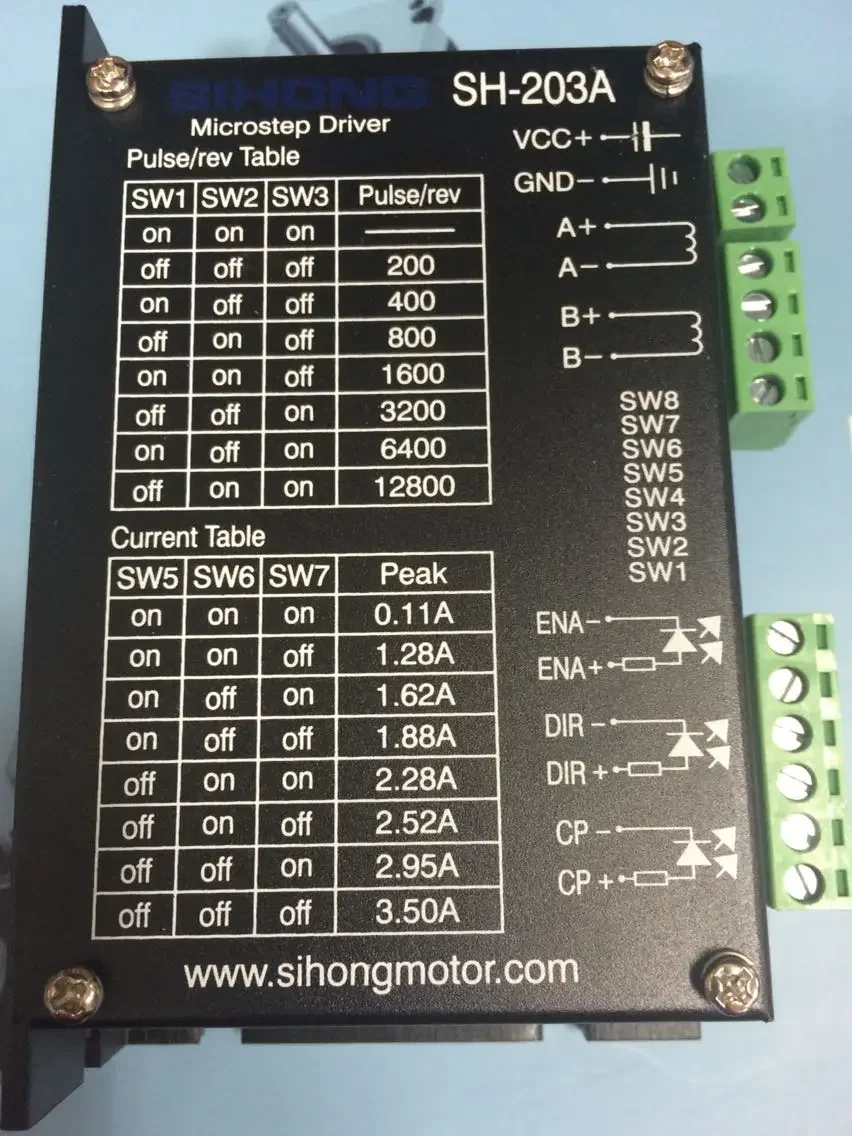 SH-203A 2-phase Stepper Motor Driver Maximum Current 3.5A