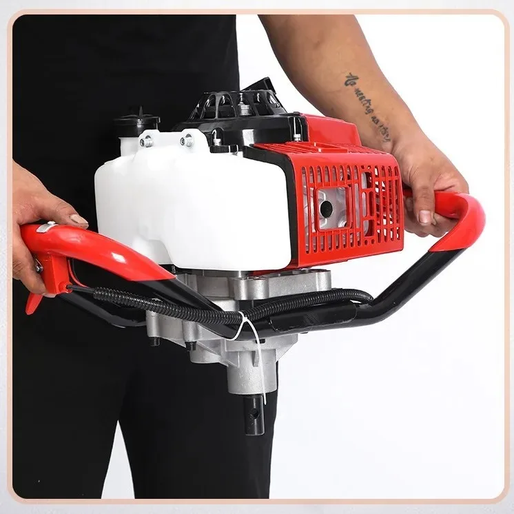 

Ground drilling rig 2 punch 4 punch high power digging hole piling planting drilling portable pile planting machine