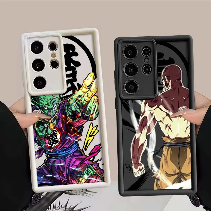 

Art D-Dragon Ball Cool Saiyan For Samsung Galaxy S25 S24 S23 S22 S21 S20 Ultra Plus FE 5G Eye Ladder Phone Case Cover