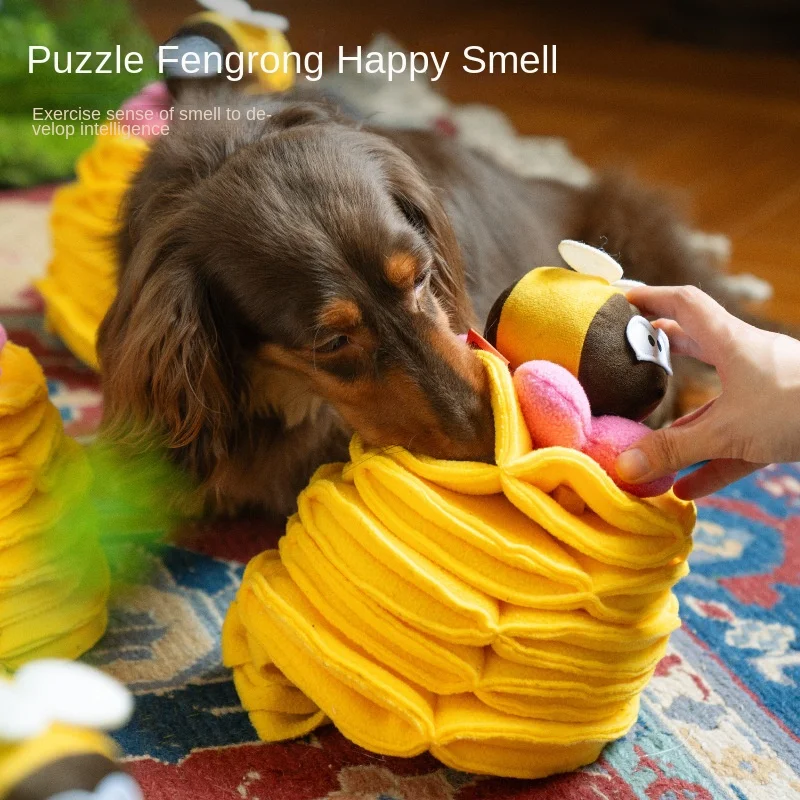 

Meow Hu Wang Sniffing Dog Dispensing Puzzle Enrichment Pet Snacks Hidden Food Energy-consuming Toy