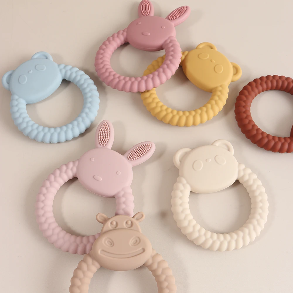 Cute Animal Silicone Teether B - Baby Products Rabbit 评论和价格