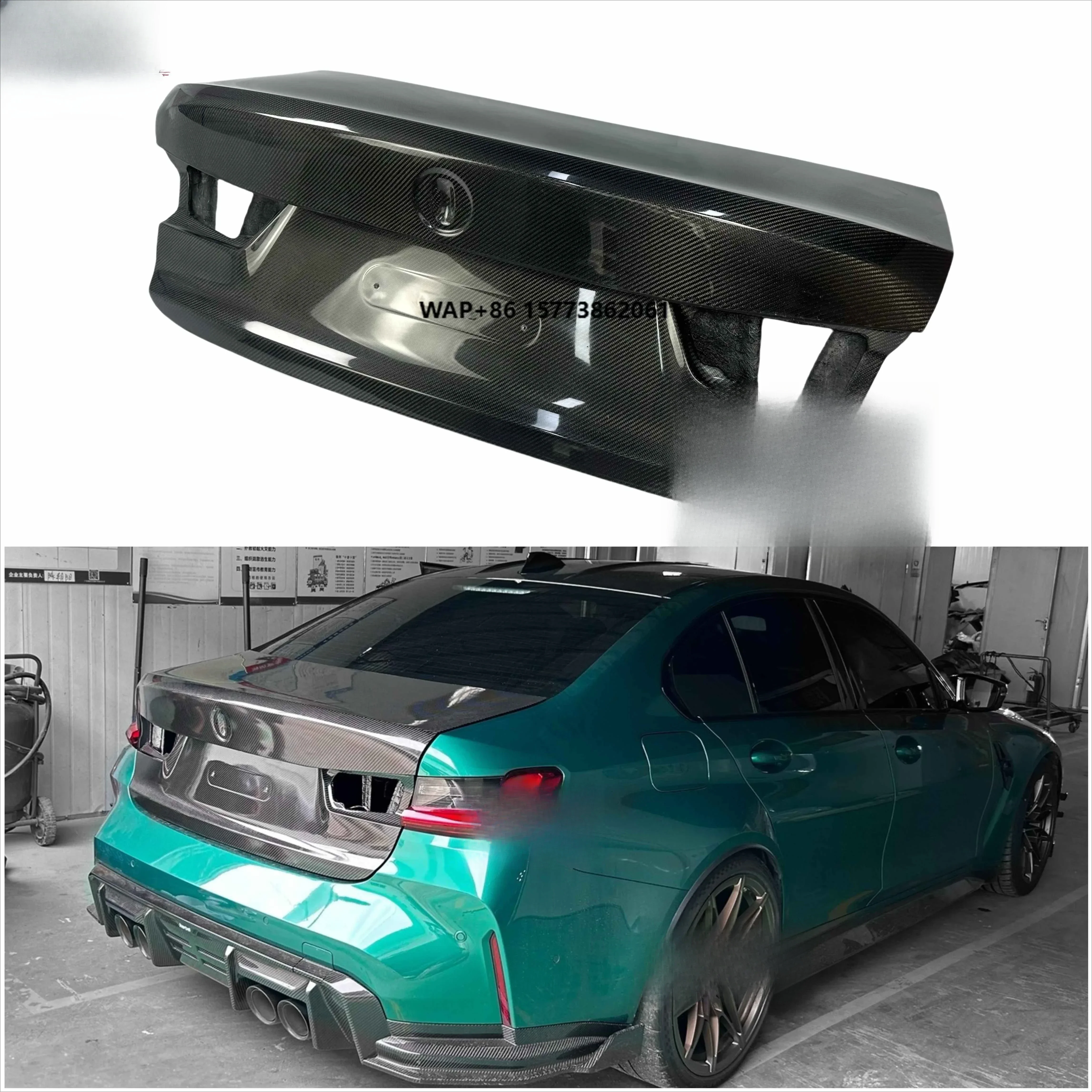 

3 Series Carbon Fiber Trunk Lid OEM for 3 Series G20 G28 G80 M3 Upgrade Aftermarket OEM Style G20 Carbon Trunk