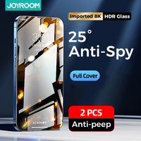 Joyroom 1/2PCs Full Privacy Screen Protector For iPhone 13 12 Pro Max Anti-Spy 9H Tempered Glass For iPhone 13 12 11 Pro Max