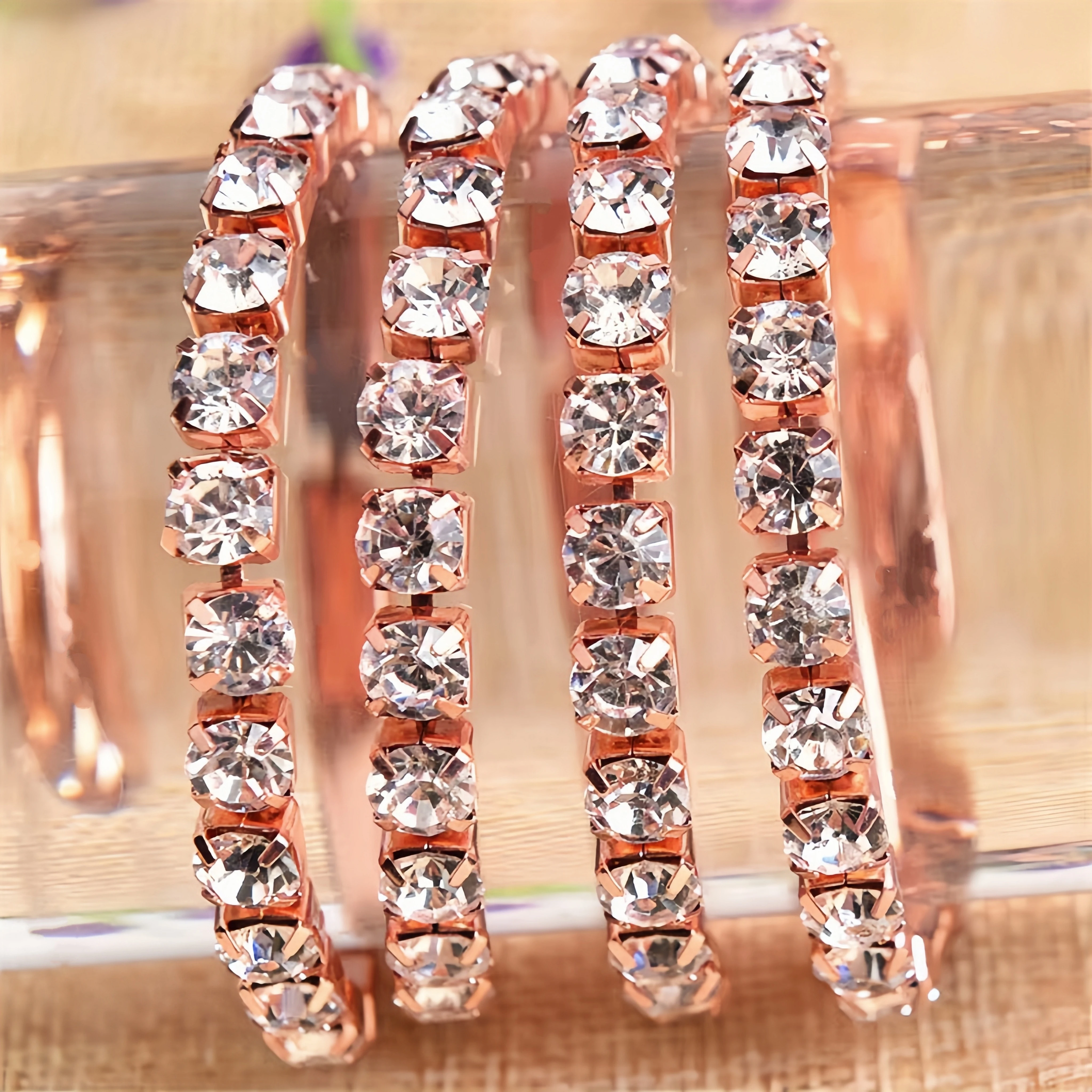 

5 ярдов/лот, прозрачный кристалл с бриллиантами, 6 мм, основа из розового золота, стразы, цепочка для чашки, шитье одежды, аксессуары для красоты, платье «сделай сам»