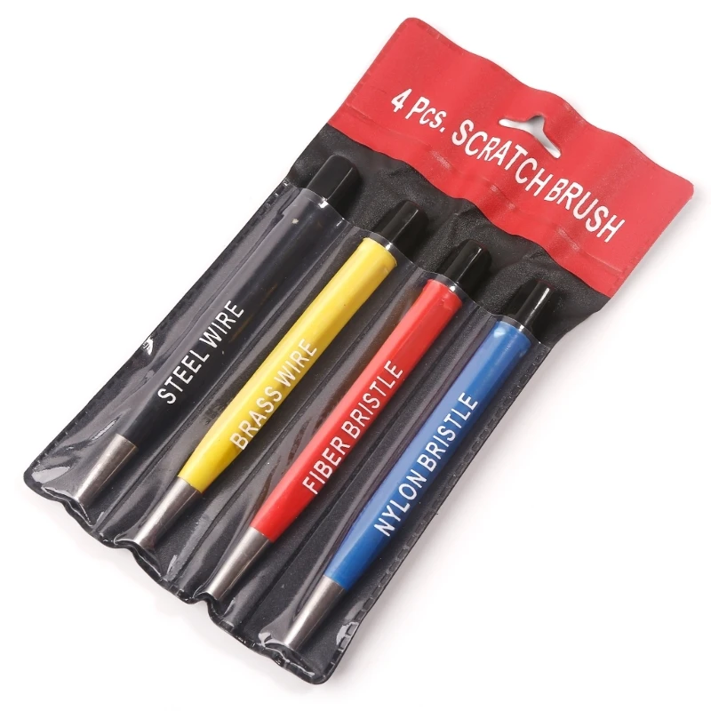 

4Pcs/Set Rust Removal Brush Pen Glass Pen Watch Parts Polishing Cleaning Dropshipping