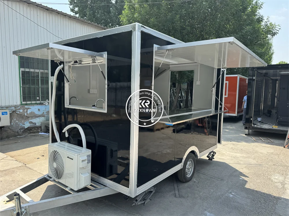 

Customized Food Truck Mobile Ice Cream Street Snack Coffee Truck Catering Trailer Concession Food Trailer Fully Equipped