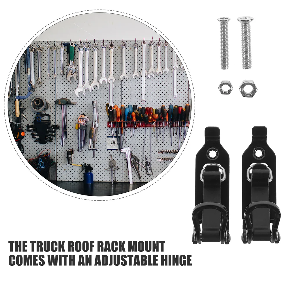 4 قطعة حامل سقفي قابل للطي غطاء شاحنة المشابك اكسسوارات جبل قوس بين قوسين لتركيب السقف #3