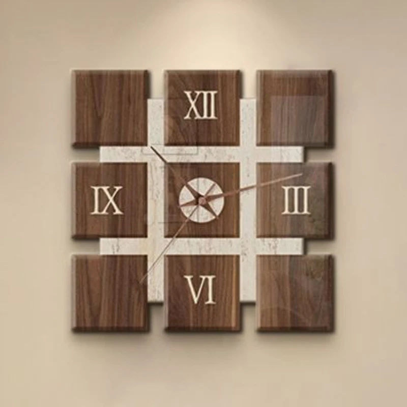 Silent Mechanism Clock Modern Wall Clocks Minimalist Decoration Clocks Living Room Wall Art Elegant Watch Trendy Home Ornaments