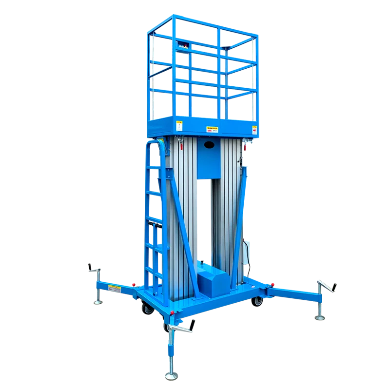 

Elevator Mobile Electro-hydraulic Climbing 10m 14 Indoor Warehouse Elevator Aluminum aerial work vehicle