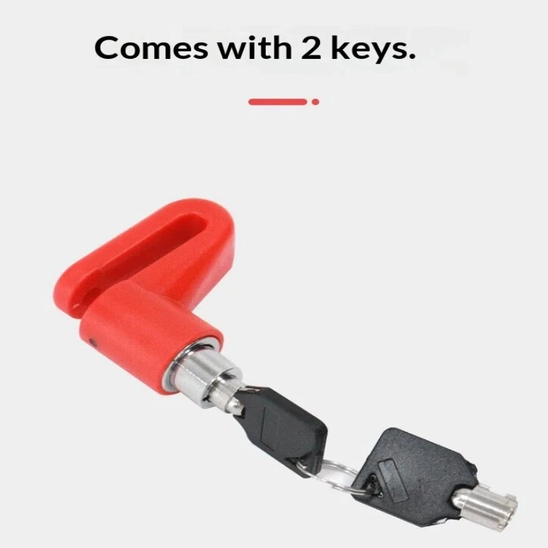 Anti-theft Lock Electric Scooter Disc Brake Lock with Steel Wire Bicycle Mountain Bike Motorcycle Disc Lock Safety Theft Protect image 5