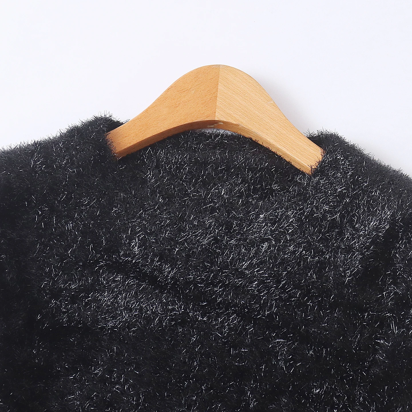 เสื้อสเวตเตอร์ไหมพรมถักแบบใหม่สำหรับฤดูใบไม้ร่วง แฟชั่นผู้หญิง สไตล์อเนกประสงค์ ยืดหยุ่นสูง ทรงเข้ารูป แขนยาว รุ่น Base 9098