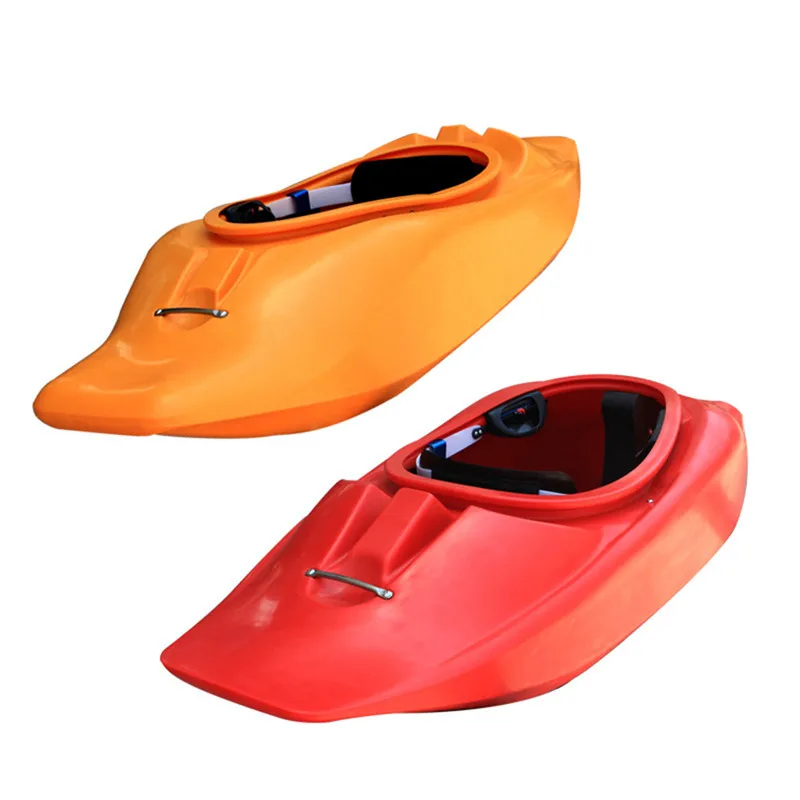 

Fat Short Kayak Plastic G-force Kayak 1 Person Sit-in Kayak Blunt Nose Canoe Whitewater Canoe 6 Feet