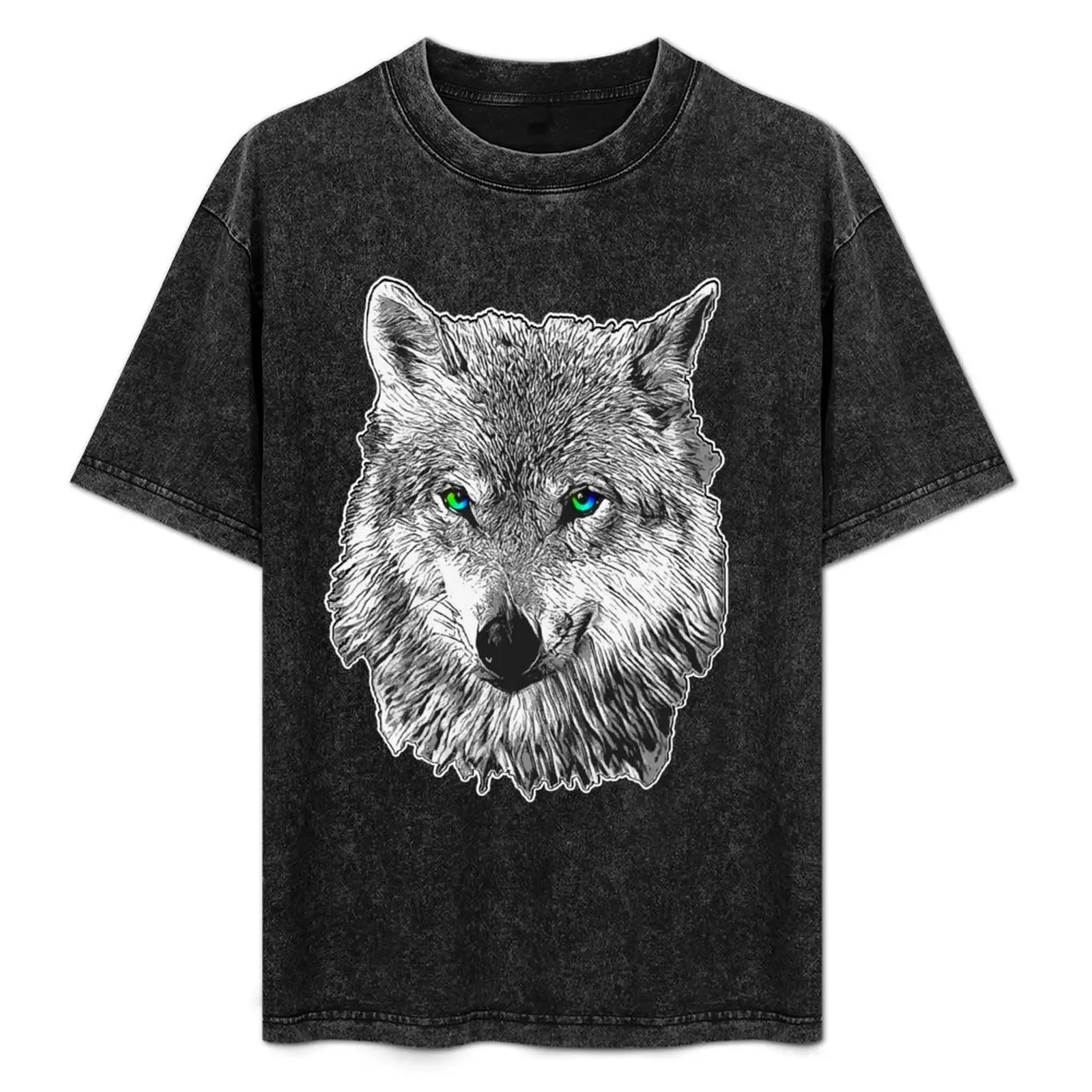 Lone Wolf - Just a girl who loves Wolves T-Shirt plain anime figures quick drying vintage graphic tee Men's cotton t-shirt