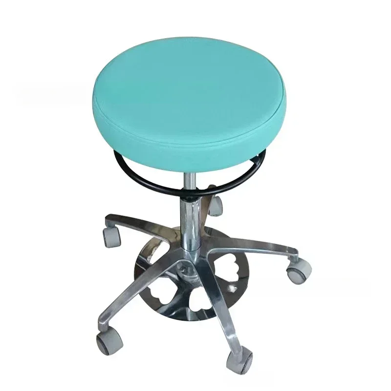 Saloon Chair Rotating Chairs Barber Station Furniture Beauty Salon Wheels Makeup Manicurist Round Spa Silla Barbero Stool Women