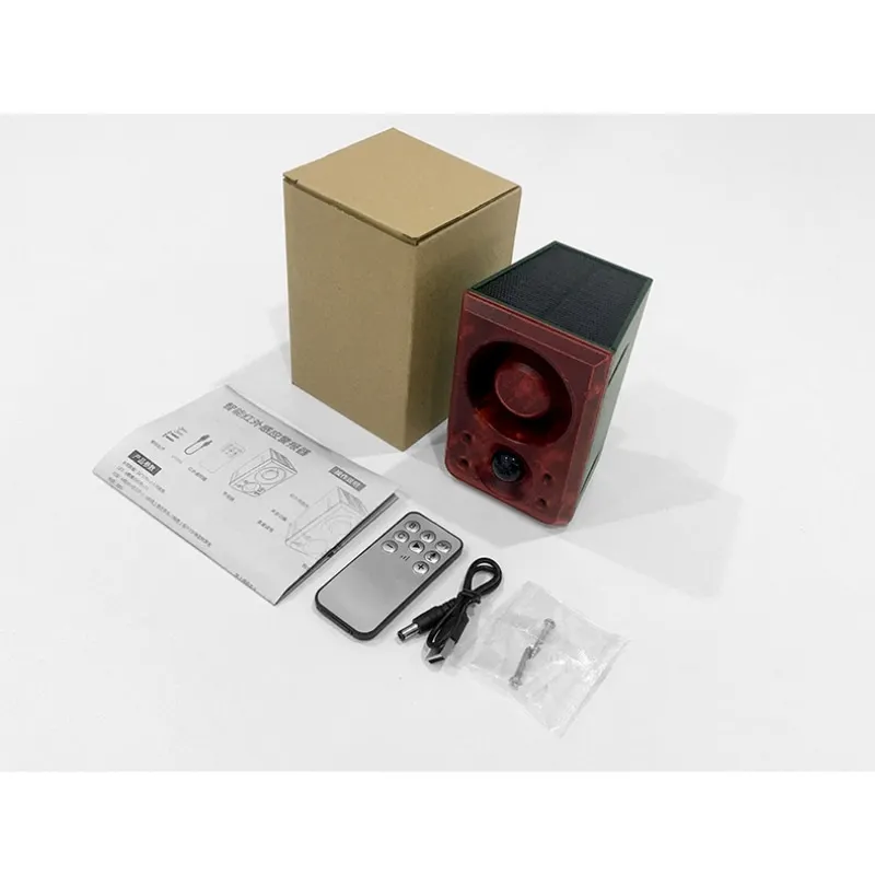 Outdoor Solar Motion Sensor Alarm met afstandsbediening 129DB met bewegingsmelder voor boerderij tuin garage schuur