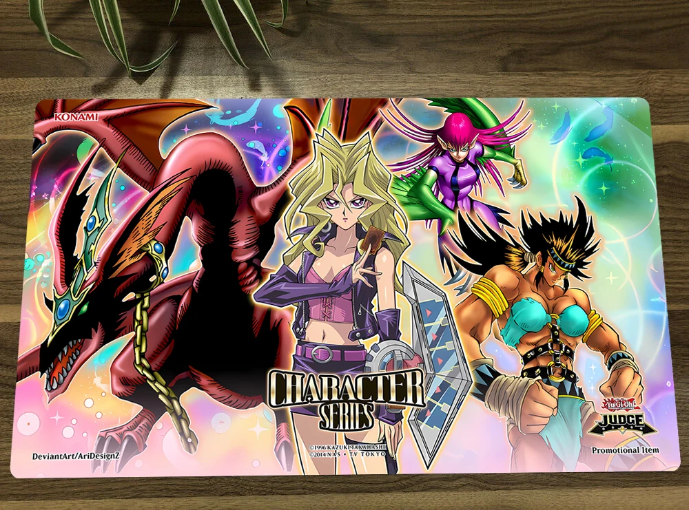 YuGiOh Mai Valentine TCG CCG Mat Trading Card Game Mat Table Playmat Desk Gaming Play Mat Mouse Pad 60x35cm Free Bag