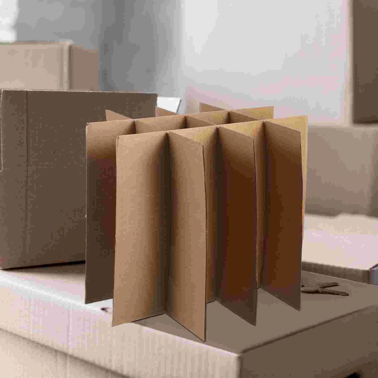 Toe Box Cardboard Dividers For Boxes Glass Packing Kit Dish Shipping Supplies Moving Corrugated Inserts File Folders