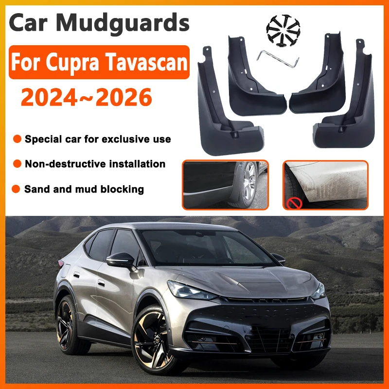 Schmutzfänger für Cupra Tavascan Zubehör Volkswagen VW ID. UNYX 06 2024 2025 2026 Schmutzfänger Spritzschutz Kotflügel Auto-Zubehör