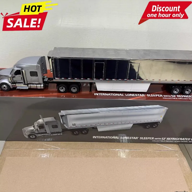 

For DM 1:50 INTERNATIONAL LONE STAR Model of Wanguo Tractor Refrigerated Cabinet TRUCK 71043