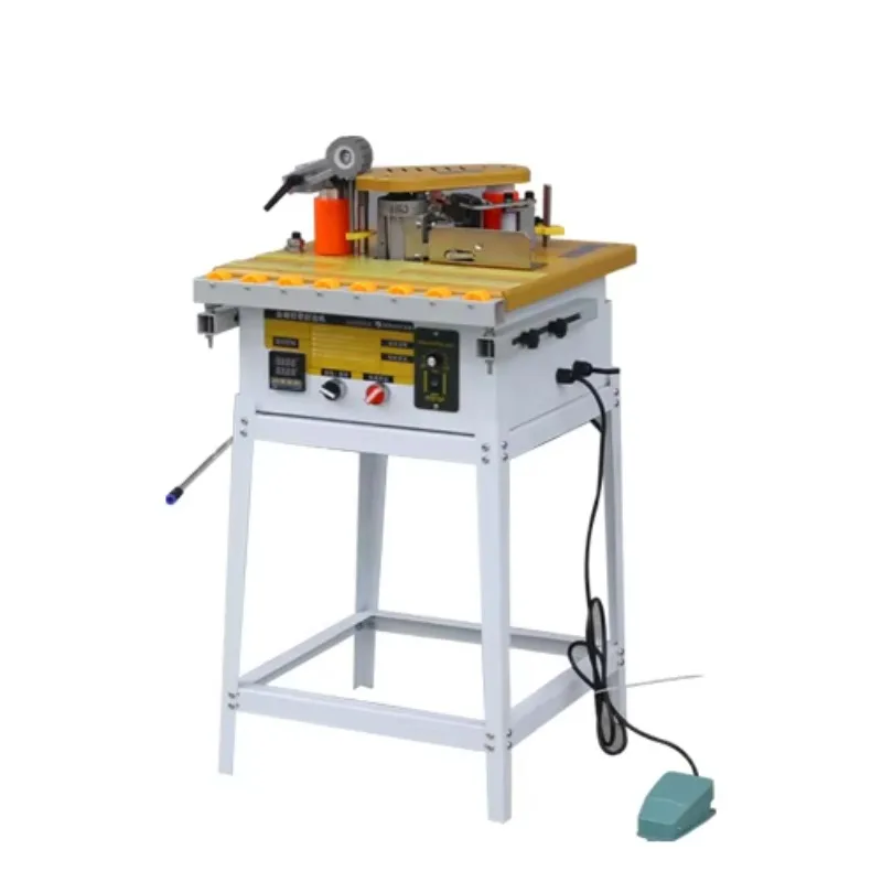 Curve-Straight Small Edge Banding Machine Portable  Single Station  Simple Operation Perfect Woodworking Machinery