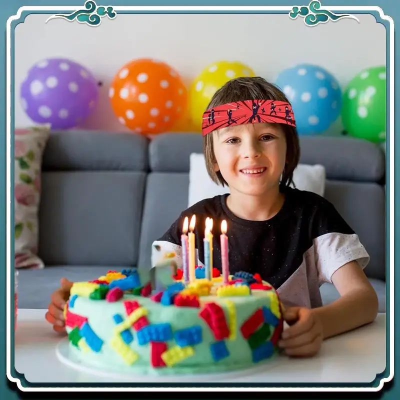 Reliable Karate Birthday Party Favors, Colorful Karate Themed Headbands, Birthday Party Supplies For Kids Boys And Girls. view 6