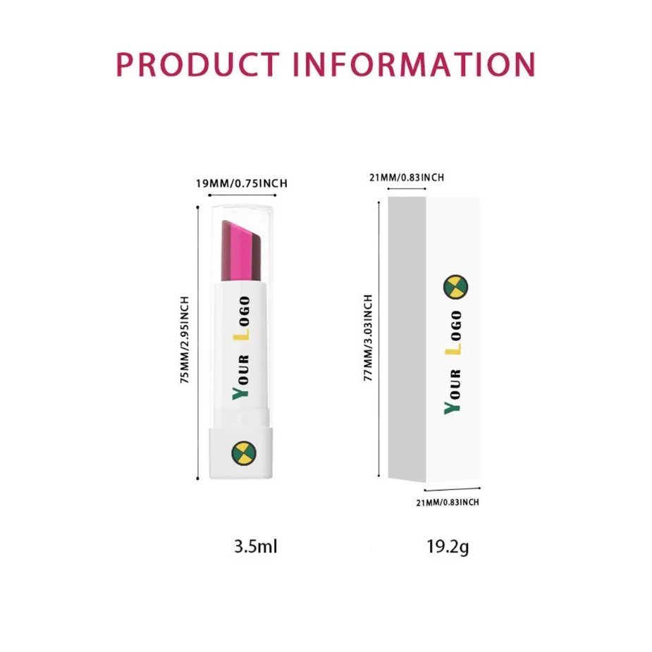 โลโก้ที่กําหนดเองมังสวิรัติ Lip Mud 3 สี Matte Mousse Solid Lip Gloss ฉลากส่วนตัวยาวนานกันน้ําลิปสติกธรรมชาติ Nude Red Tint