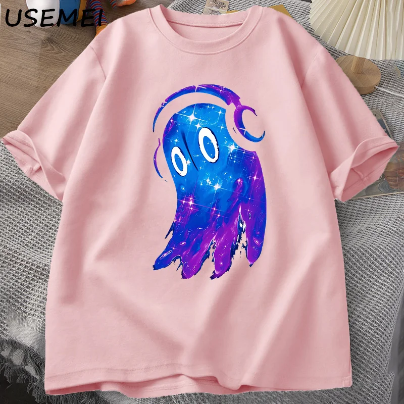 Undertale Napstablook Music Ghost T Shirt Casual Cotton Short Sleeve Men Sclothes O Neck Top Summer Graphic T Shirts Oversized