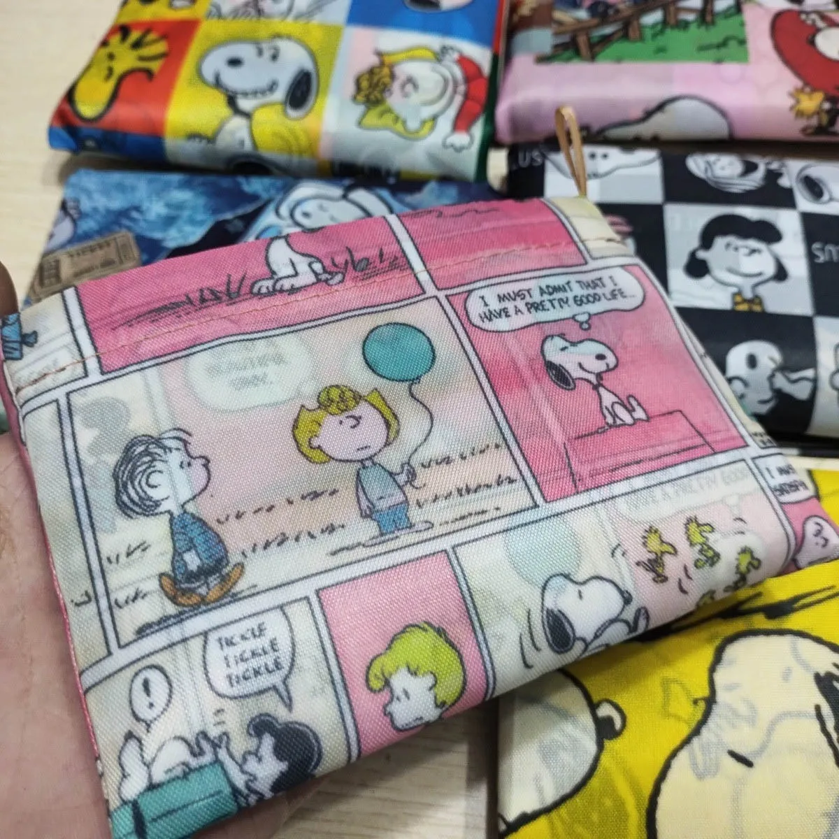 Cartoon Snoop Y Folding Shopping Bag Cute Cartoon Reusable Eco Friendly Tote Bag For Daily Grocery Storage Gifts Hot Selling view 6