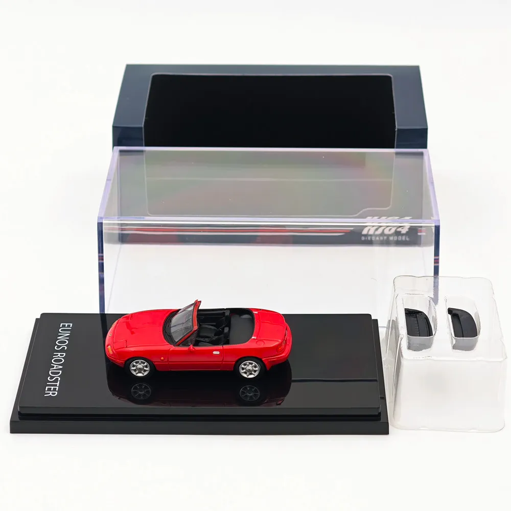 

1/64 Hobby JAPAN For EUNOS ROADSTER NA6CE WITH TONNEAU COVER Red HJ642025AR Diecast Models Car Limited Collection Toys Gift