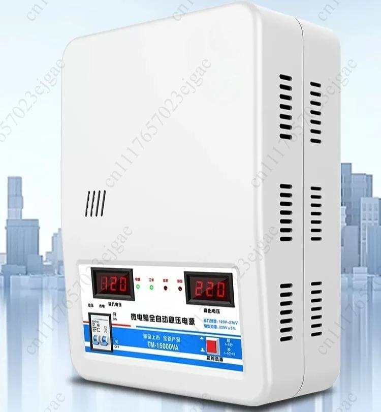 23KW Household single-phase automatic voltage regulator, intelligent voltage stabilizer,  input voltage 120v-270v output 220v