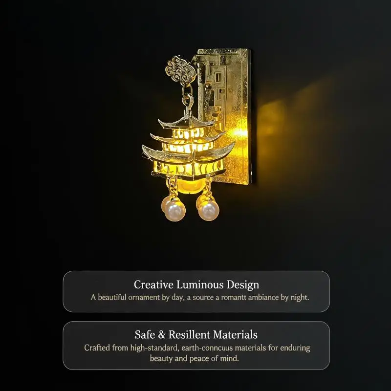 Glowing Lantern Fridge Magnet Rust-proof Metal Luminous Refrigerator Decor 1PC for Home Office Kitchen Gift