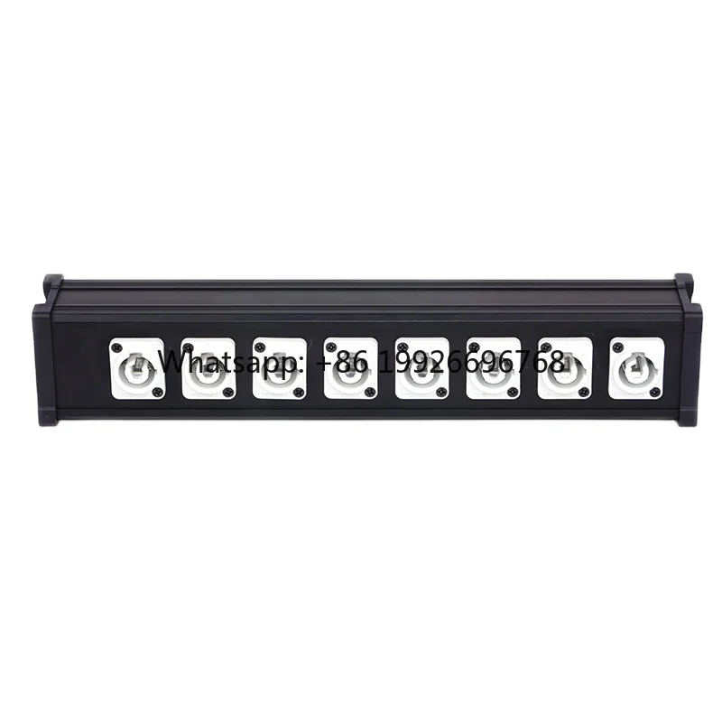 Stage 8-Way 16A LED Lamp Power Box 230W Beam Lamp XLR Connector Truss Junction Audio Video Connectivity Operating Temp