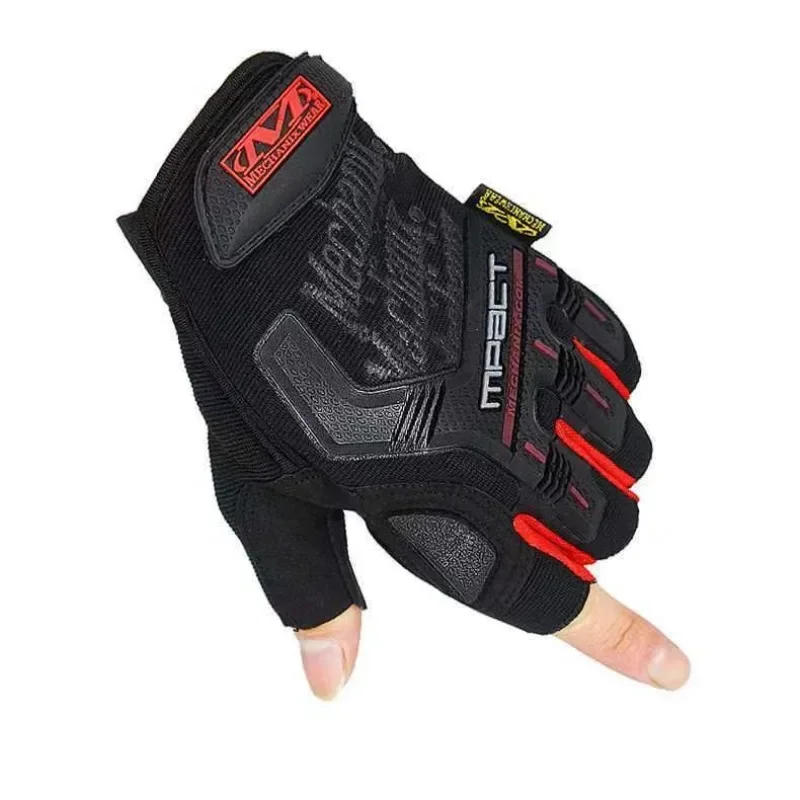 Outdoor Riding Motorcycle  Super Seal Technician Tactical Half-finger Anti-cut Anti-slip Training Gloves for Men and Women