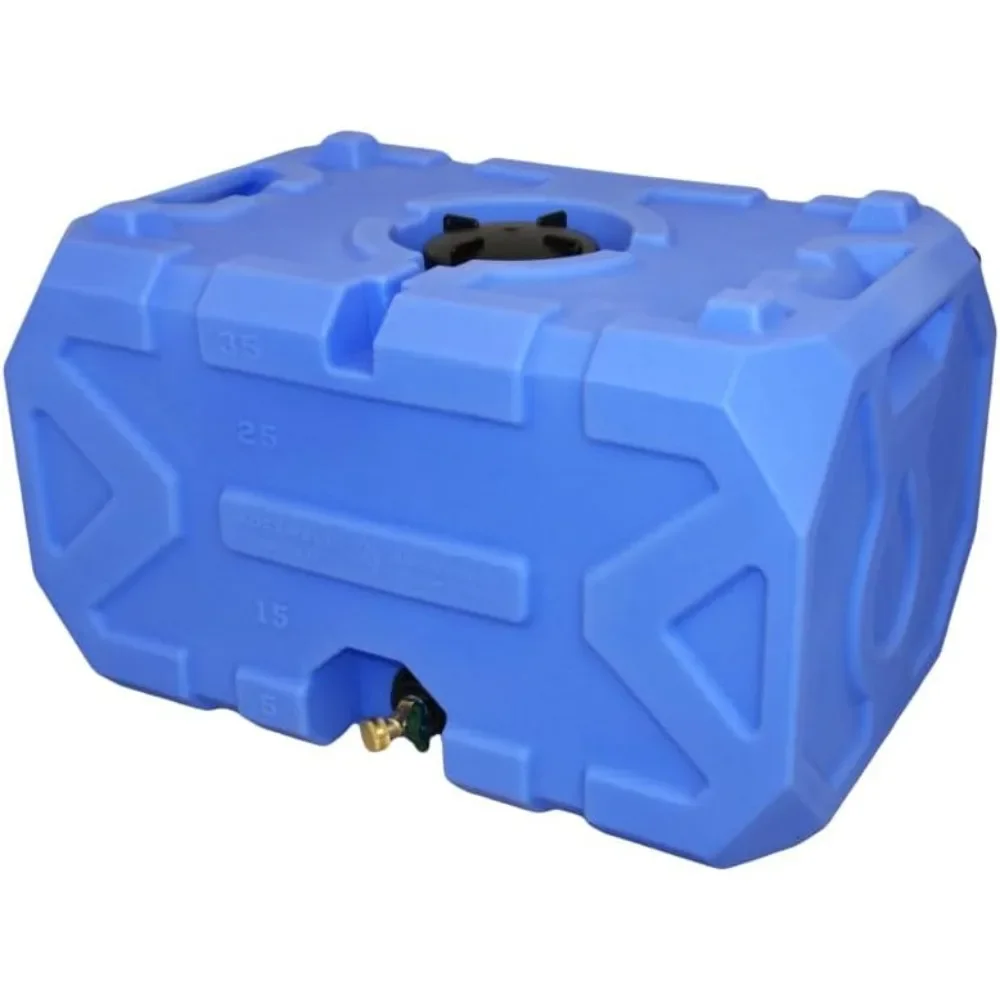 

Exodus 35 Gallon Water Storage Tank by Emergency Water Storage Container | Stackable, BPA Free, Made in The USA