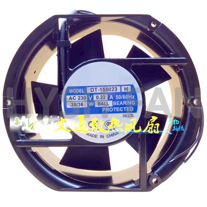 

New DT-155023H AC230V 0.23A 38/36W Aluminum Frame AC Cooling Fan